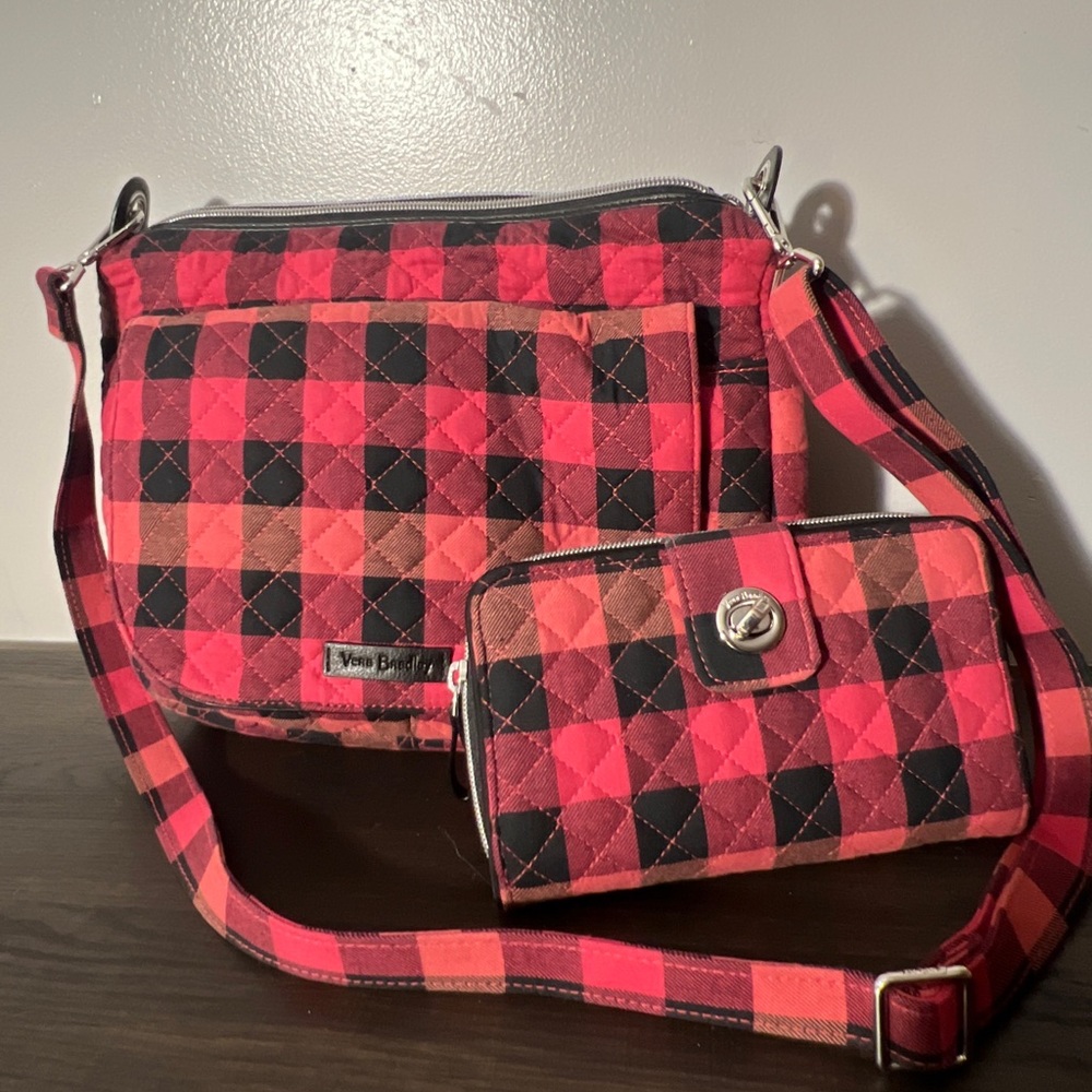 Vera Bradley shoulder bag with wallet
